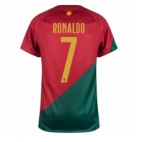 Billiga Portugal Cristiano Ronaldo #7 Hemma fotbollskläder VM 2022 Kortärmad